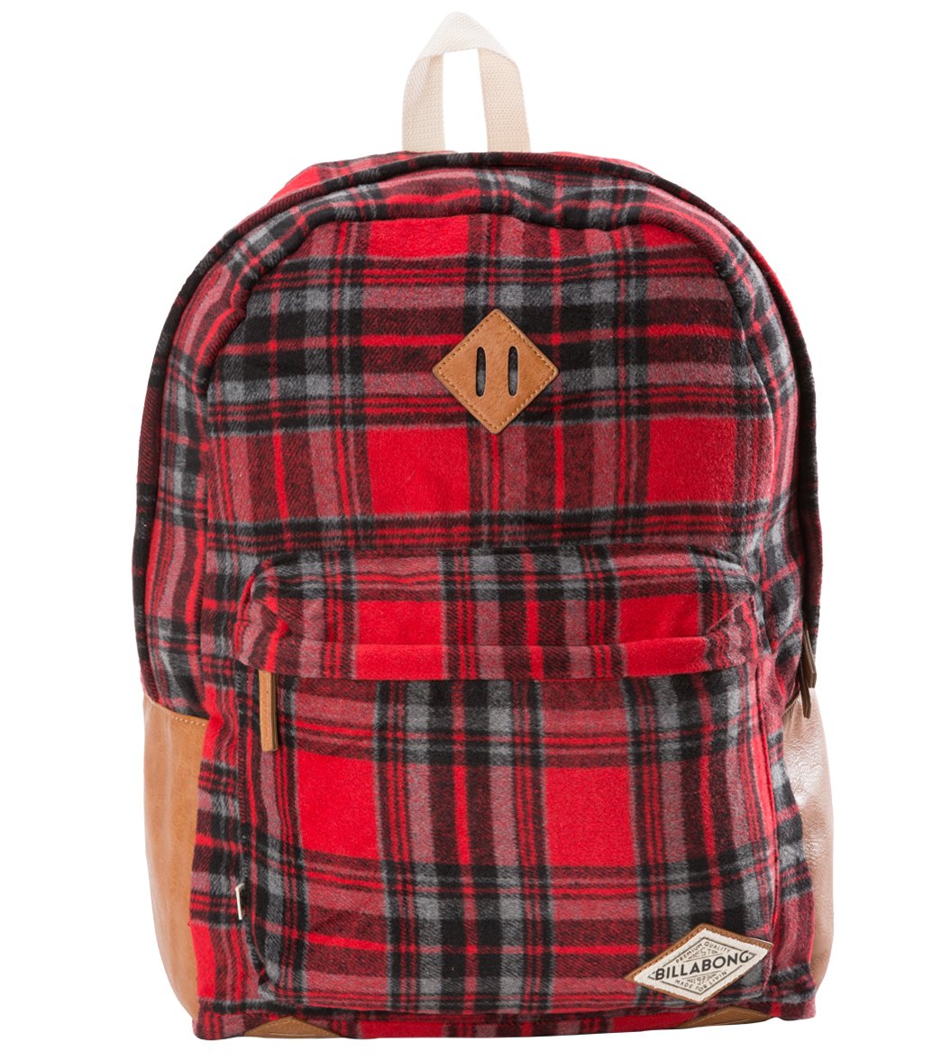 Billabong Hidden Trek Plaid Backpack at SwimOutlet.com - Free Shipping