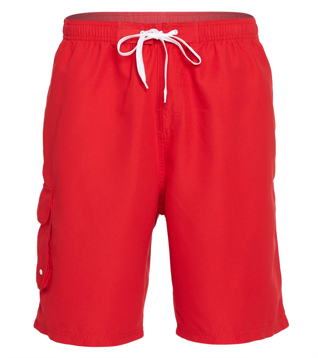 mens cargo swim trunks