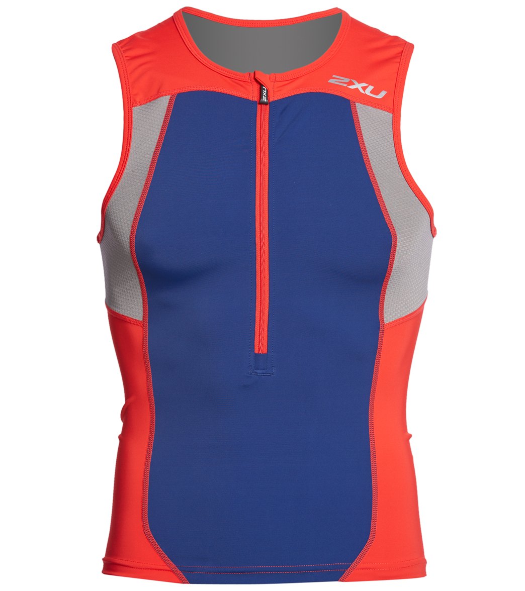 2XU Men's Active Tri Singlet at Free Shipping
