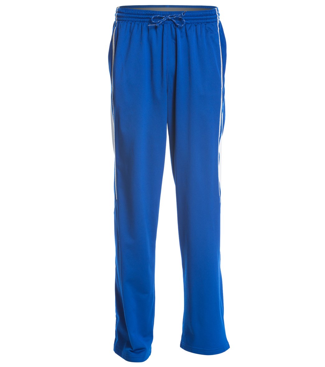 Adidas Men's Utility Warm Up Pants - Royal Large Polyester - Swimoutlet.com