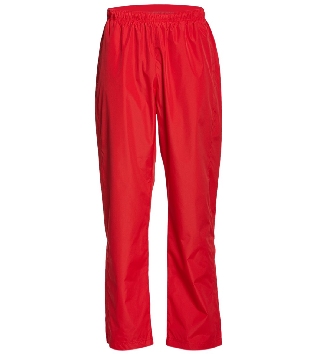 Women's Warm Up Pants - True Red 2Xl Polyester - Swimoutlet.com