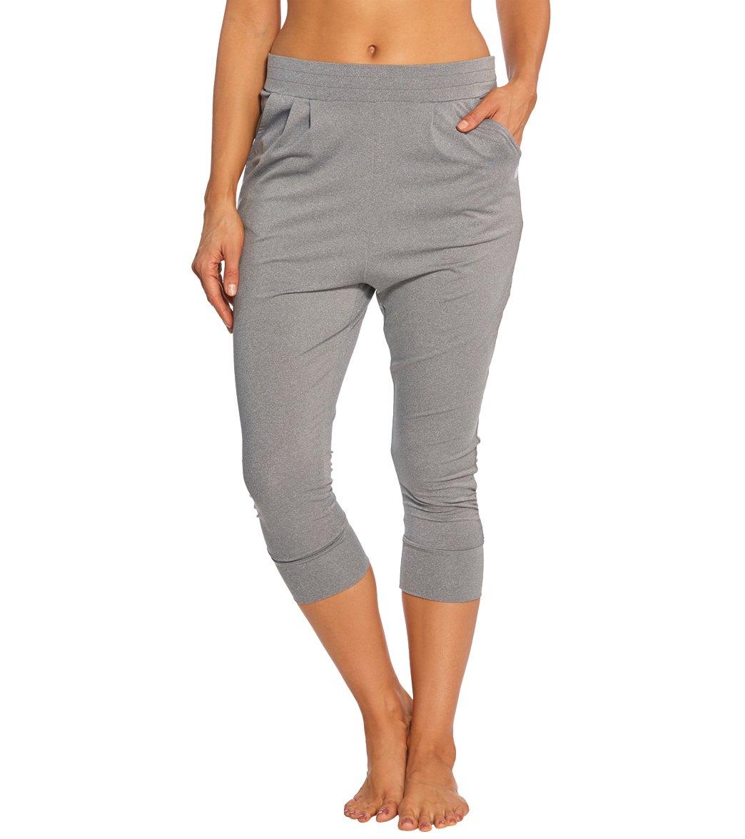 cropped harem joggers