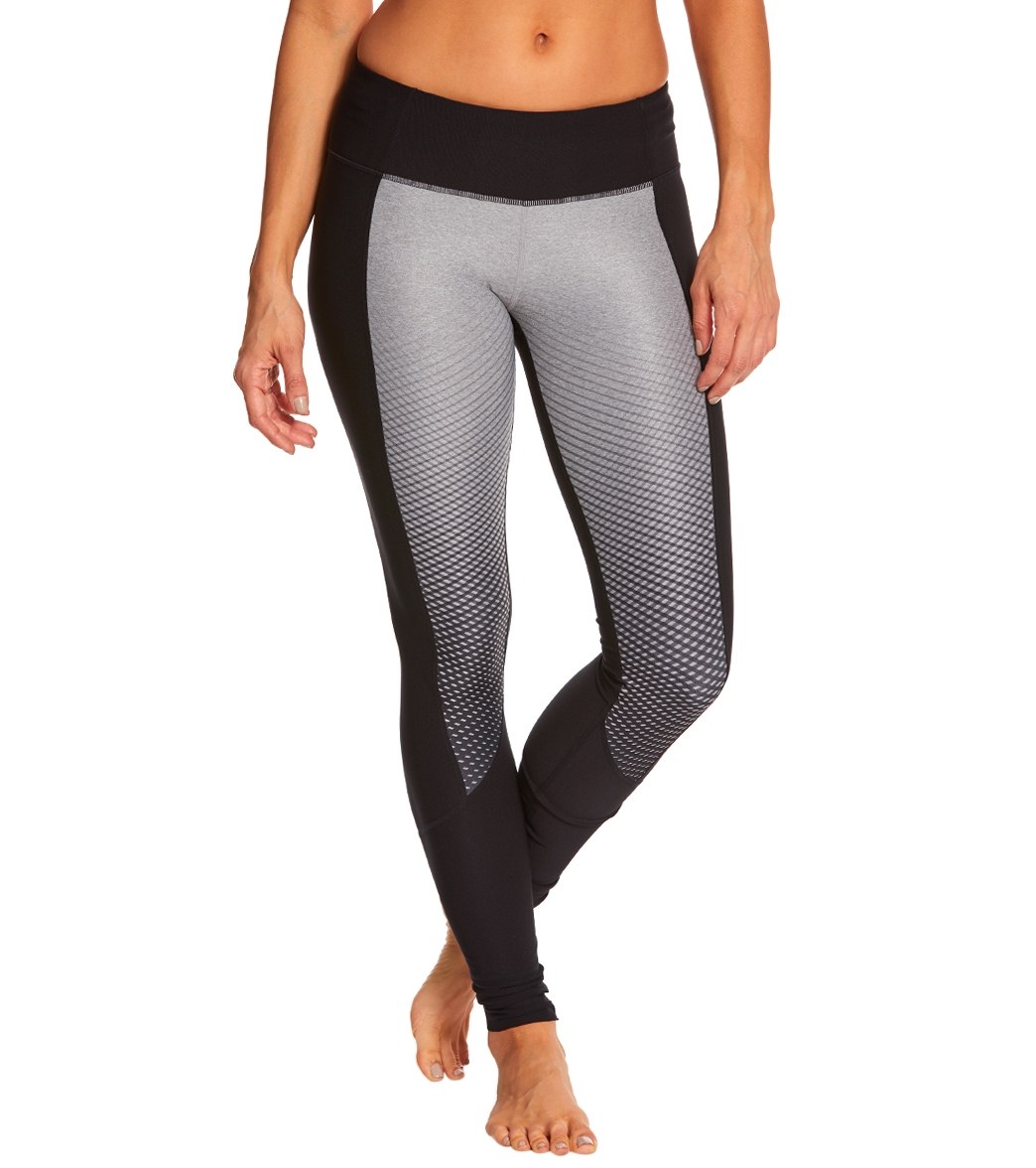 Mpg Women's Energize 2.0 Fitness Tight - Motion Heather Concrete Small Polyester/Spandex - Swimoutlet.com