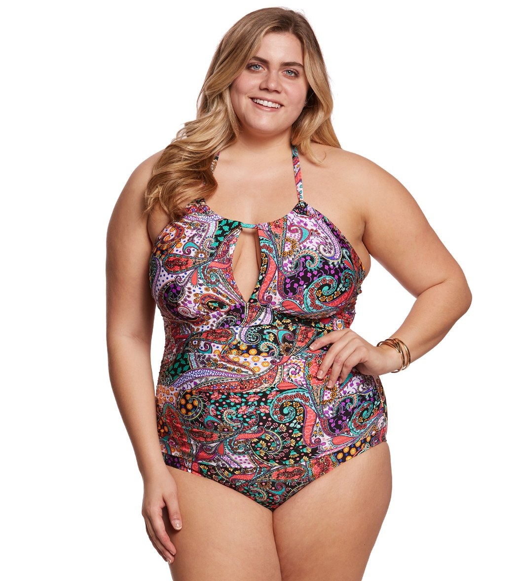 kenneth cole plus size swimwear