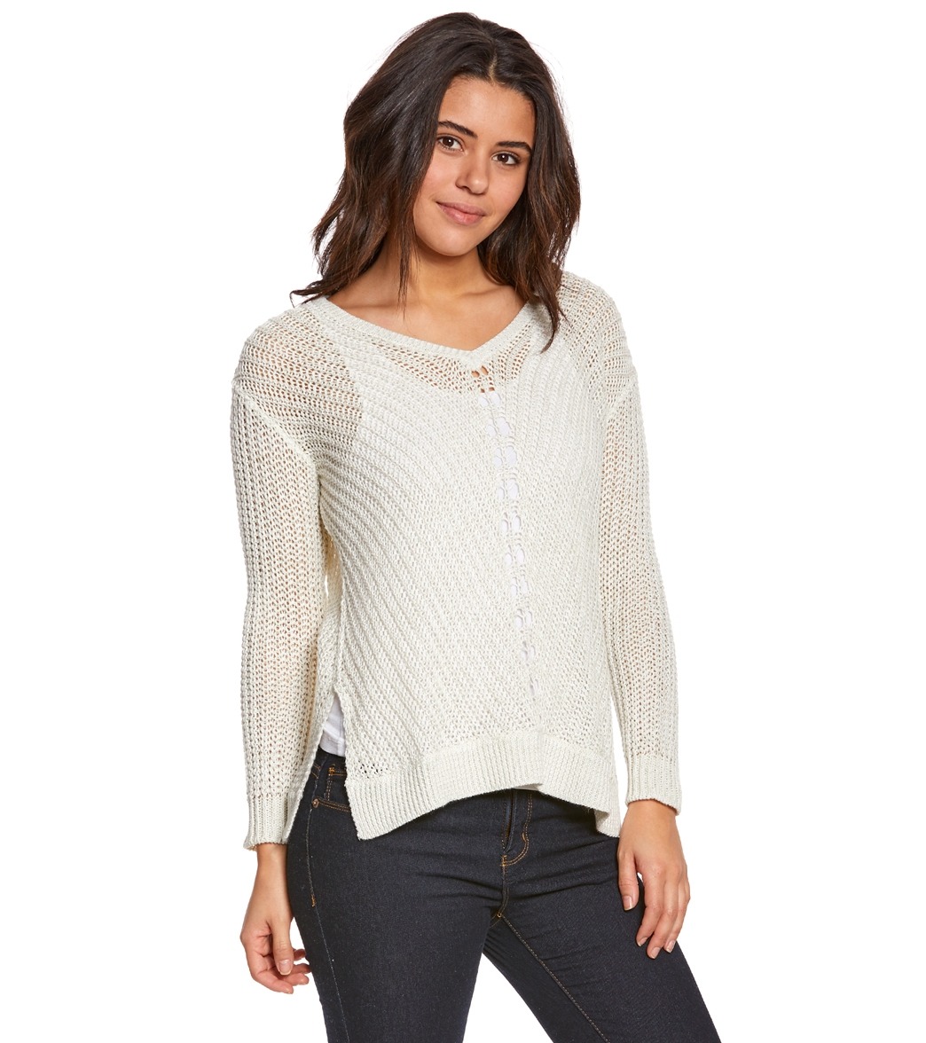 O'Neill Maybelle V-Neck Sweater at SwimOutlet.com - Free Shipping