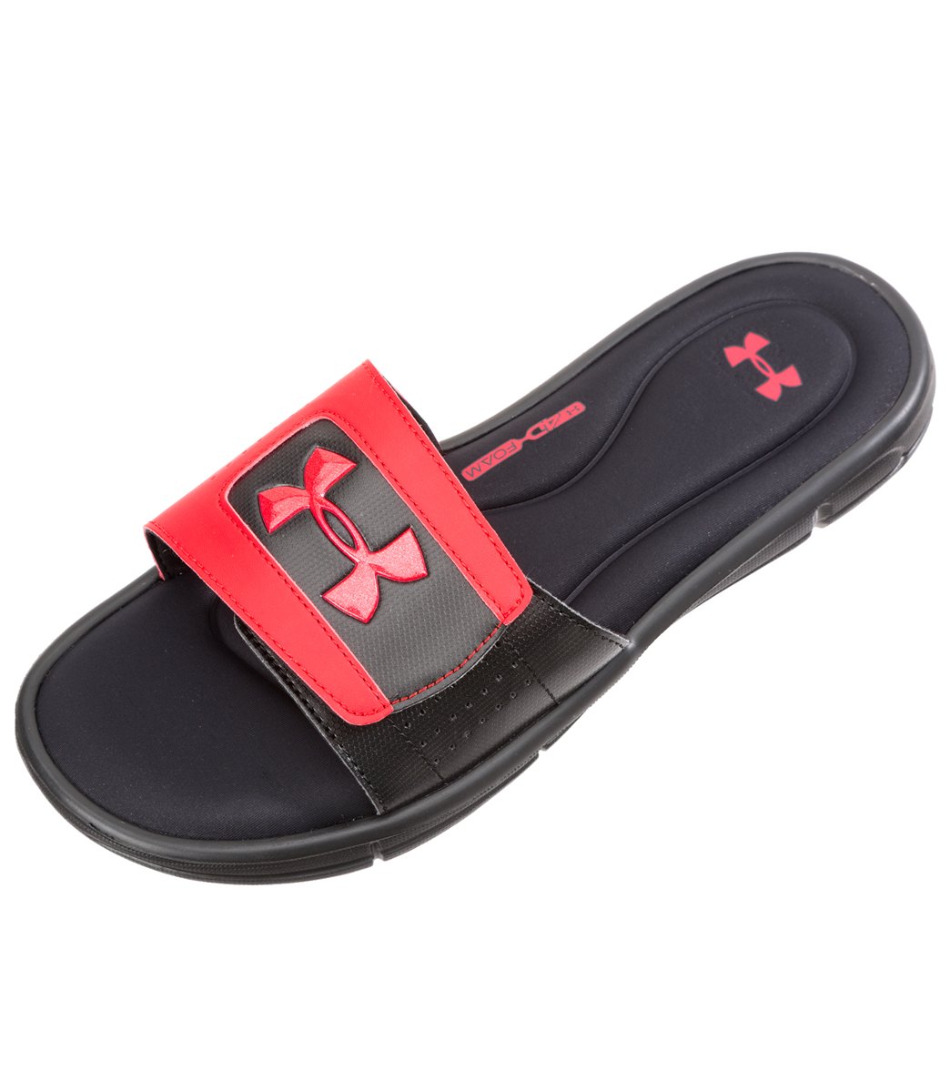 size 15 under armour men's slide sandals