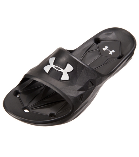 mens camo under armour slides