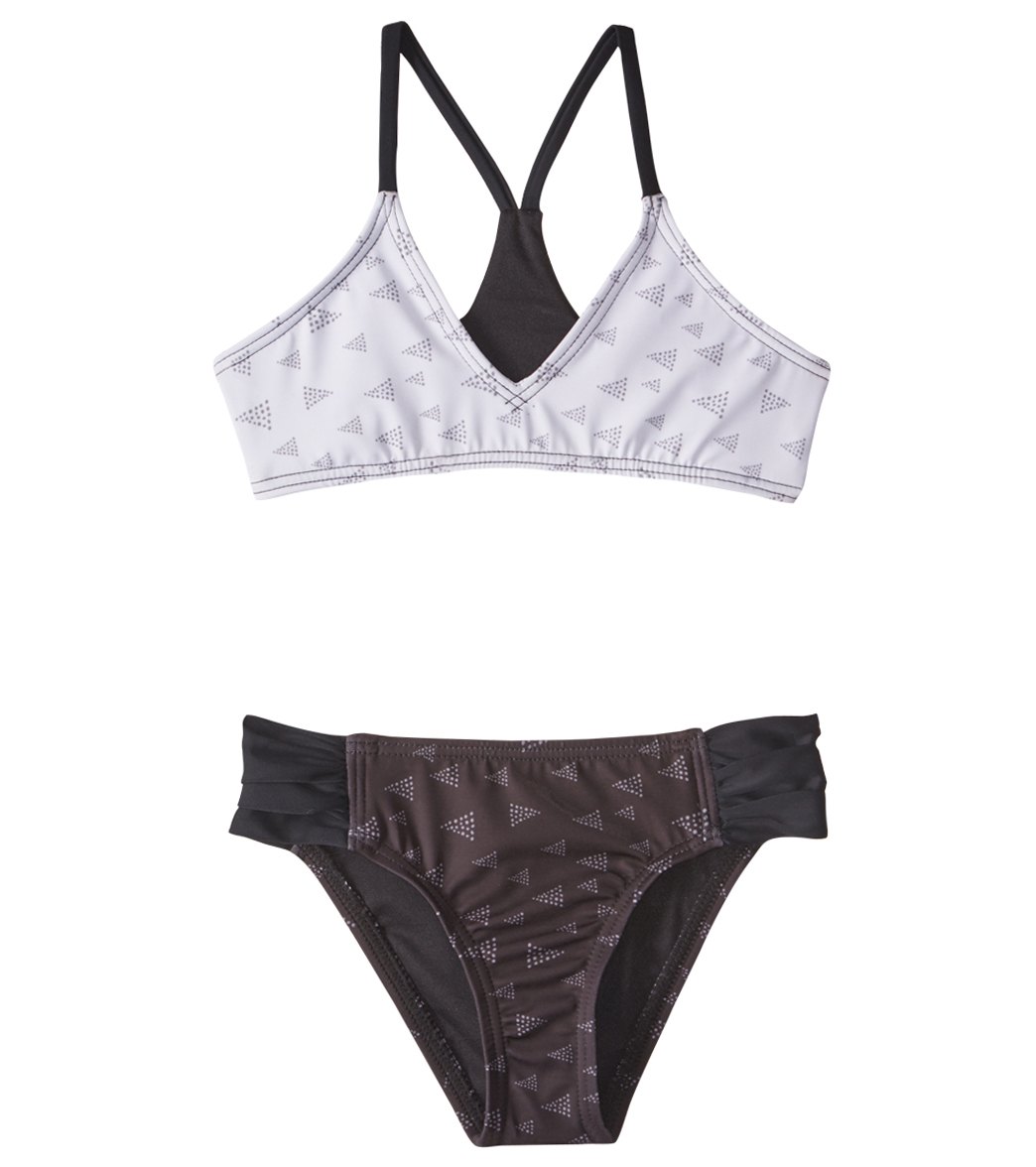 Reef Girls' Tonight's The Night Bralette Bikini Set (714) at