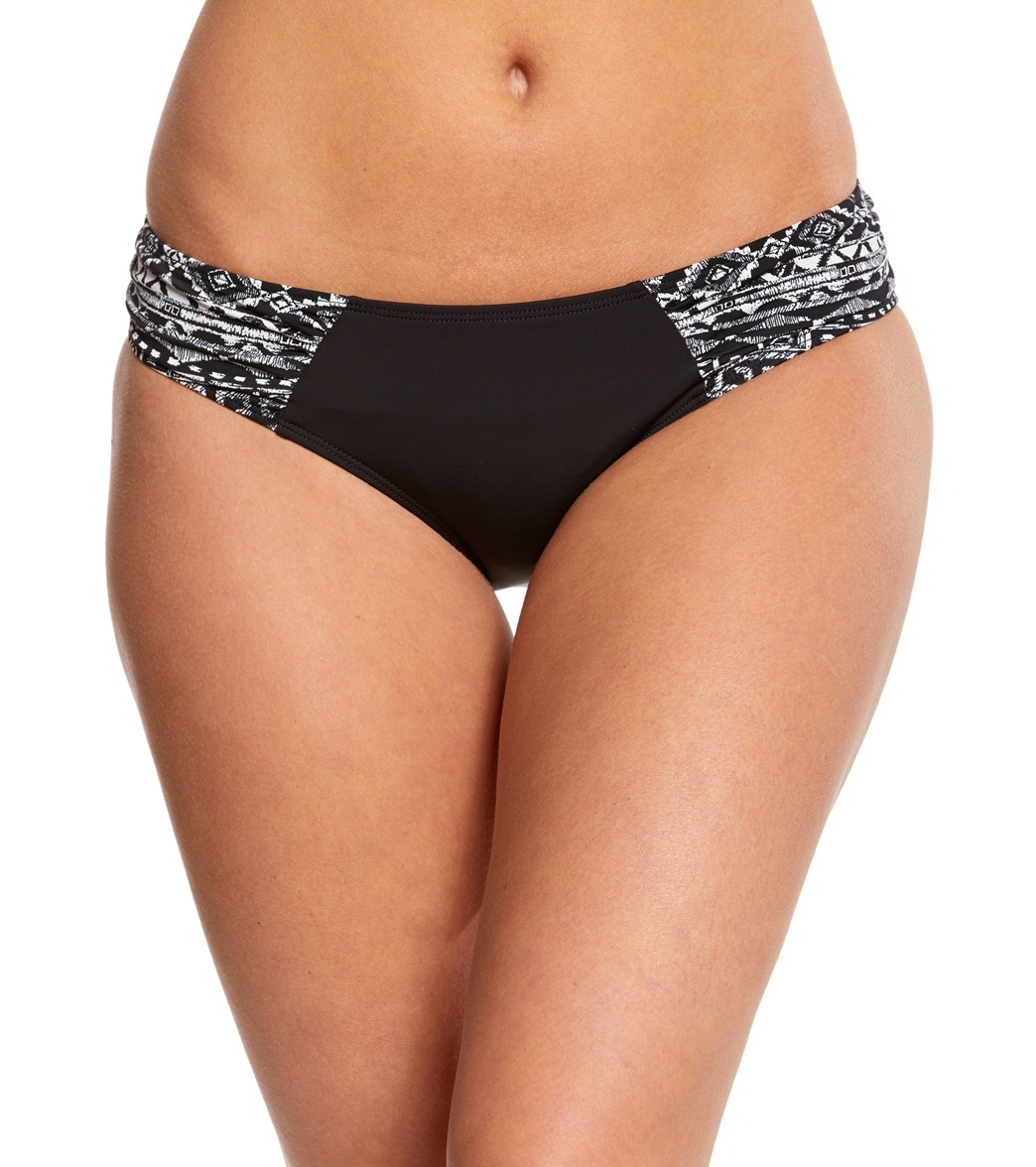 Skye Swimwear Cascadas Bikini Bottom - Black Xl Nylon/Spandex - Swimoutlet.com