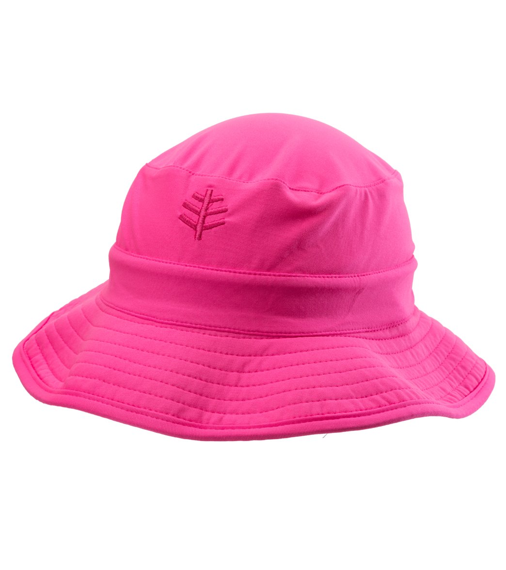 bathing suit with bucket hat