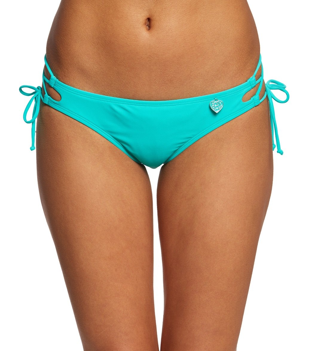 Body Glove Swimwear Smoothies Mia Tie Side Bikini Bottom - Min-T X-Small Min/T Nylon/Spandex - Swimoutlet.com