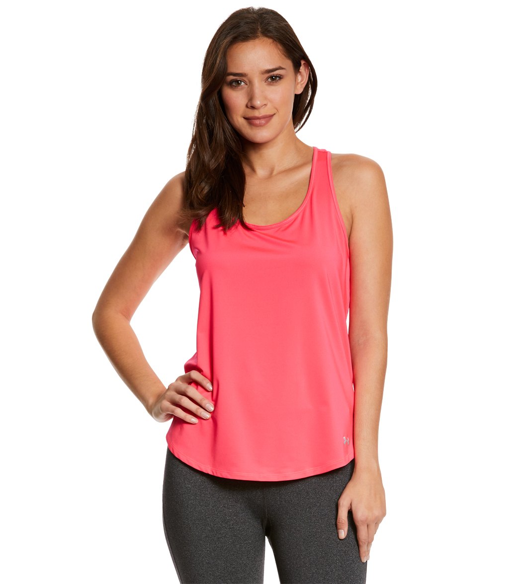 Under Armour Women's UA Fly-By 2.0 Solid Tank at SwimOutlet.com