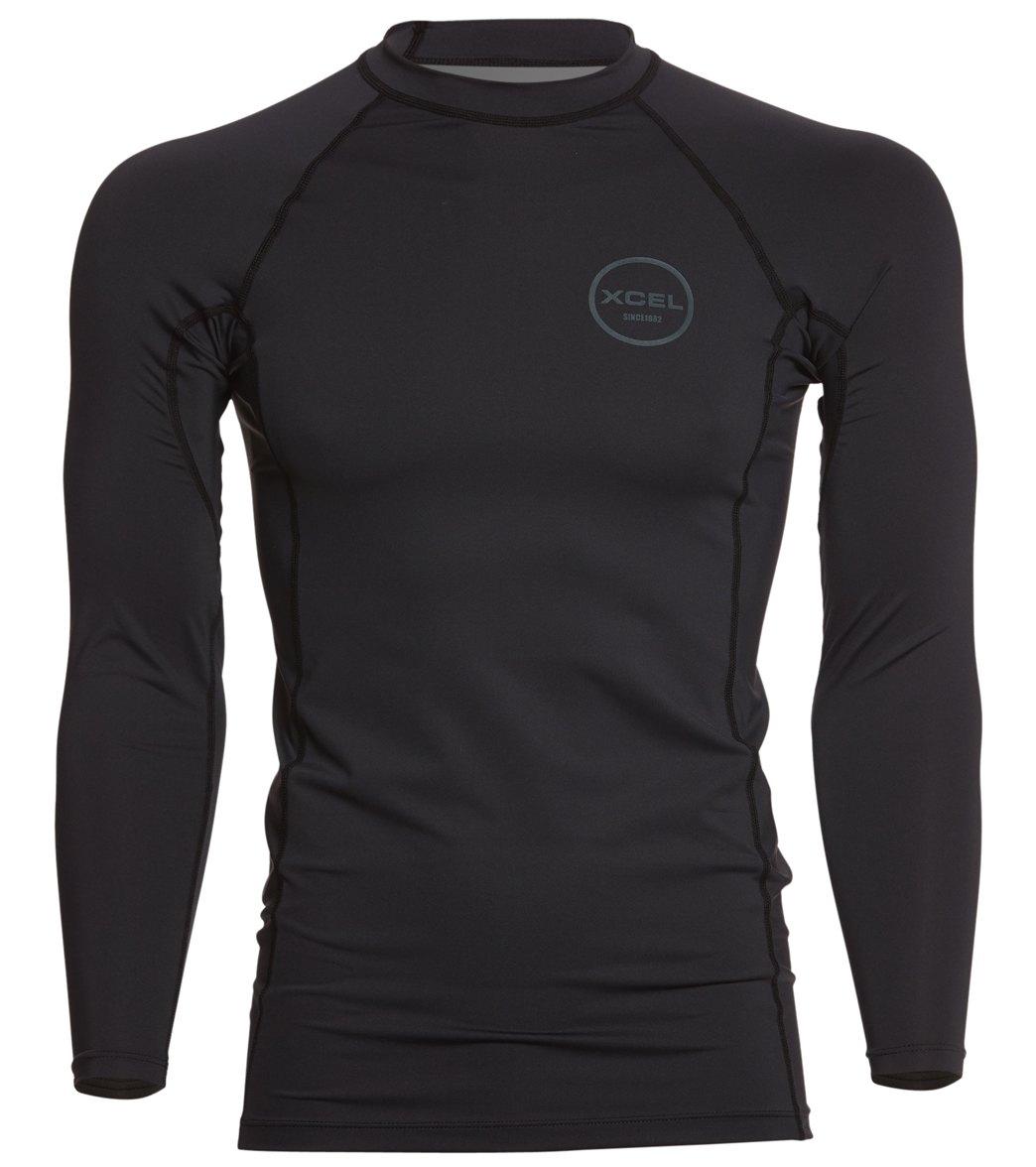 Xcel Men's Premium Stretch Performance Fit Long Sleeve Rash Guard at