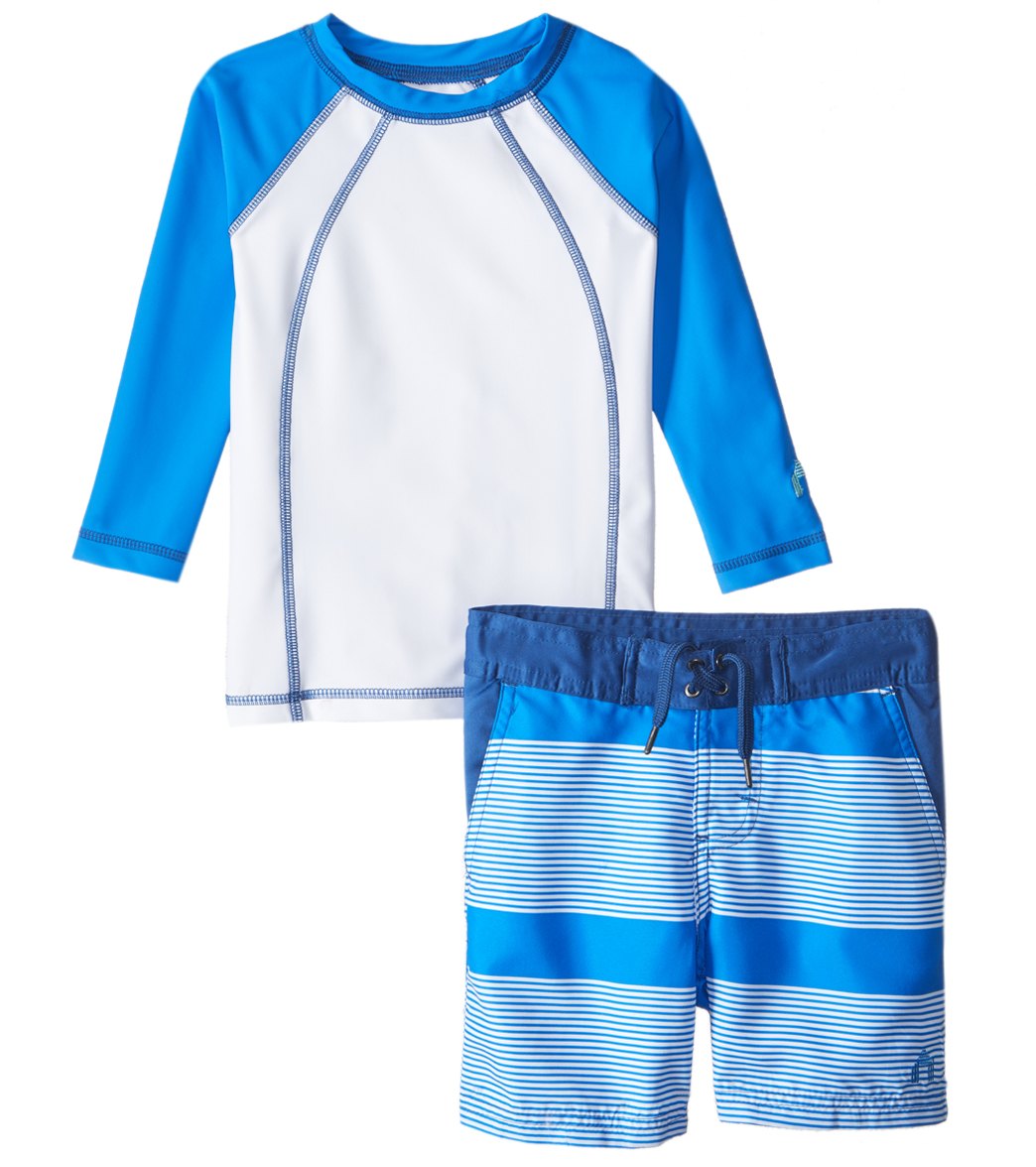 Cabana Life Little Boys 2 pc Set Rashguard