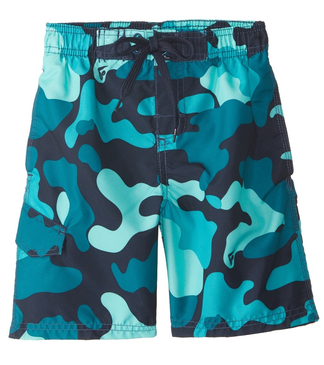 boys camo swim trunks