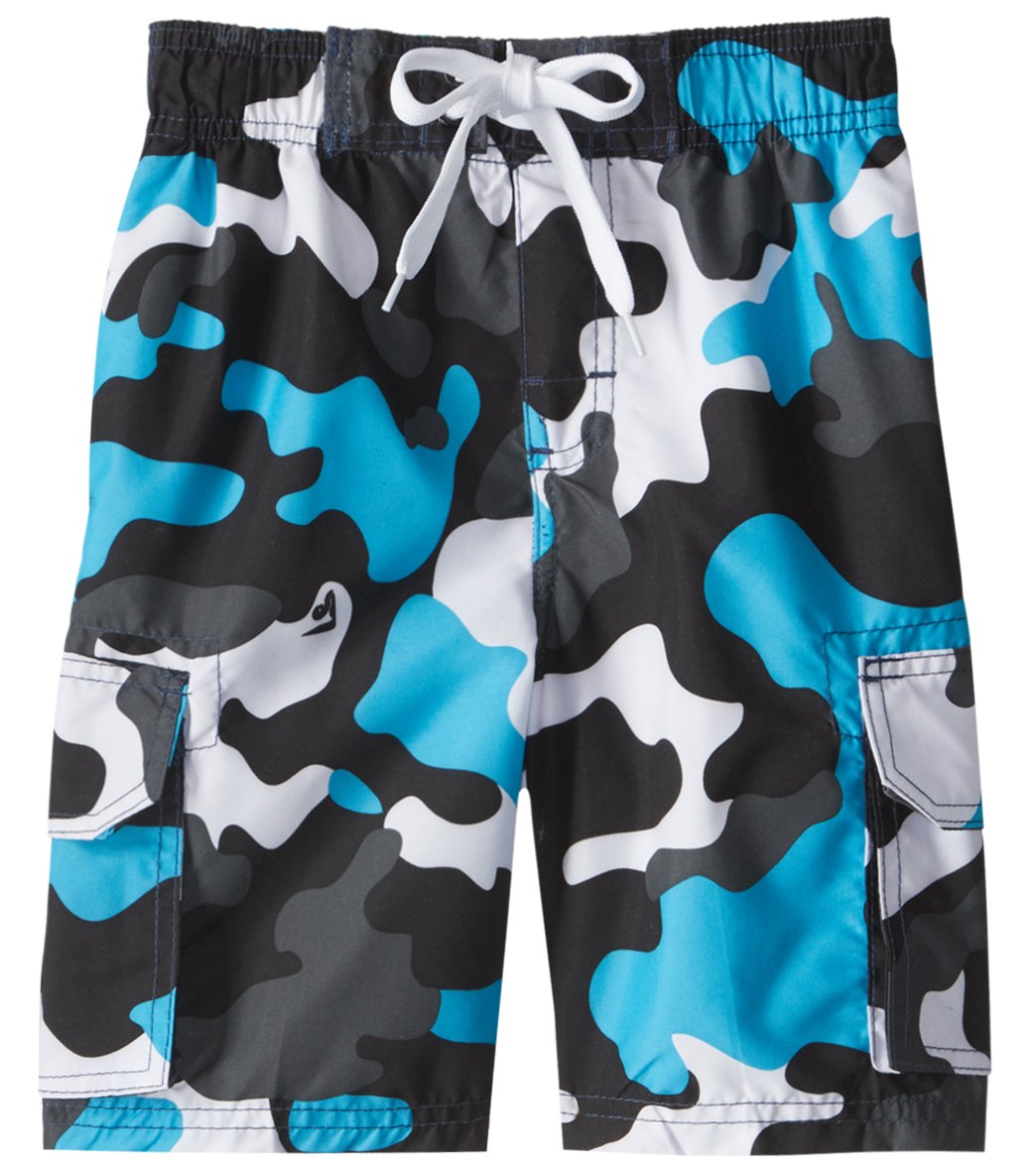 boys camo swim shorts