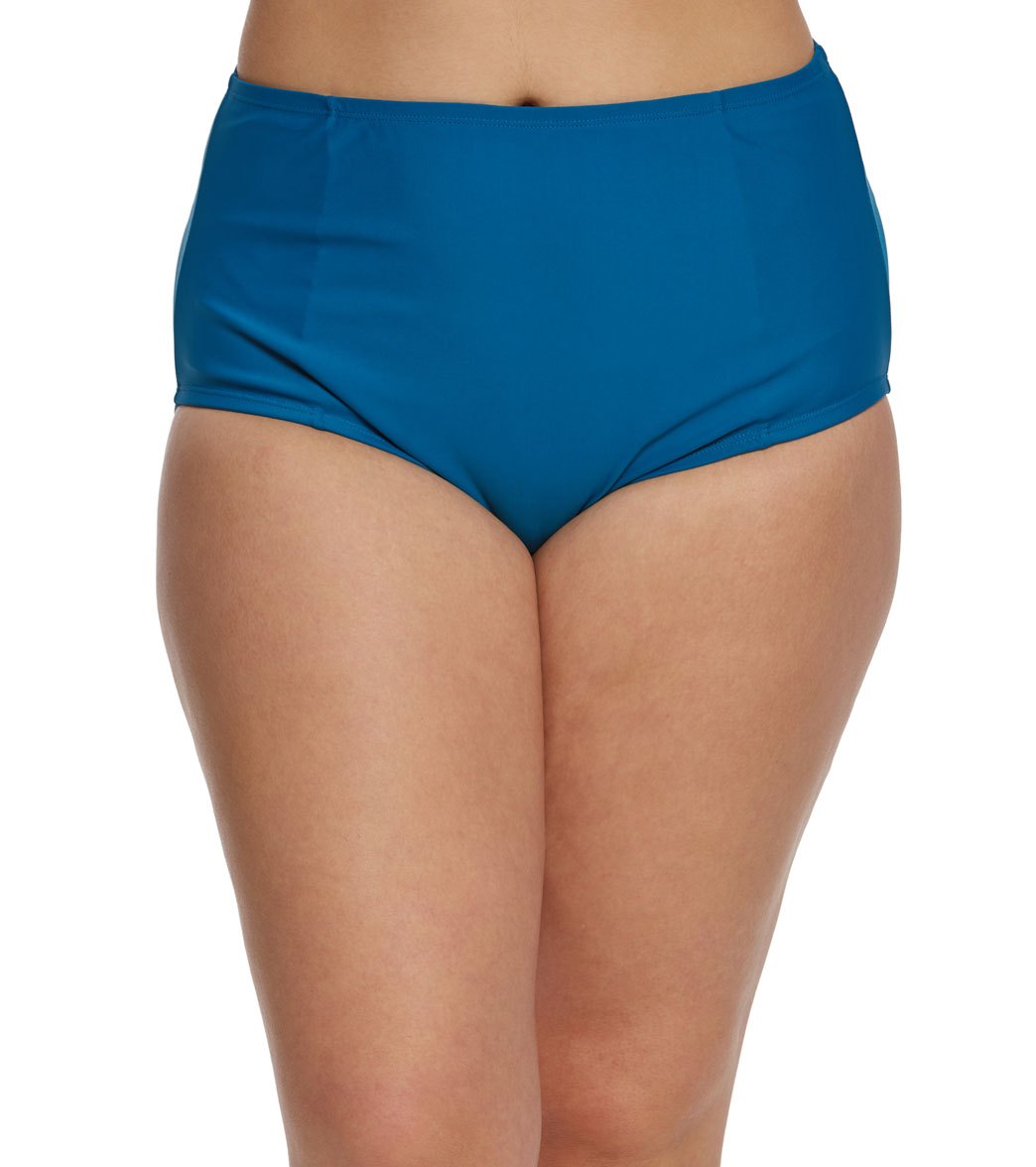 plus size high waisted swim