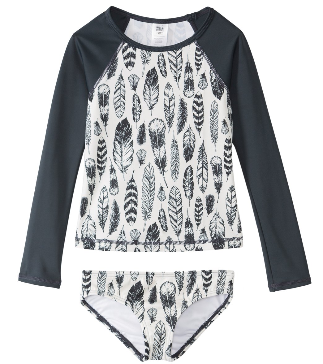 Billabong Girls' Fly Away L/S Rashguard Set (414) at Free Shipping