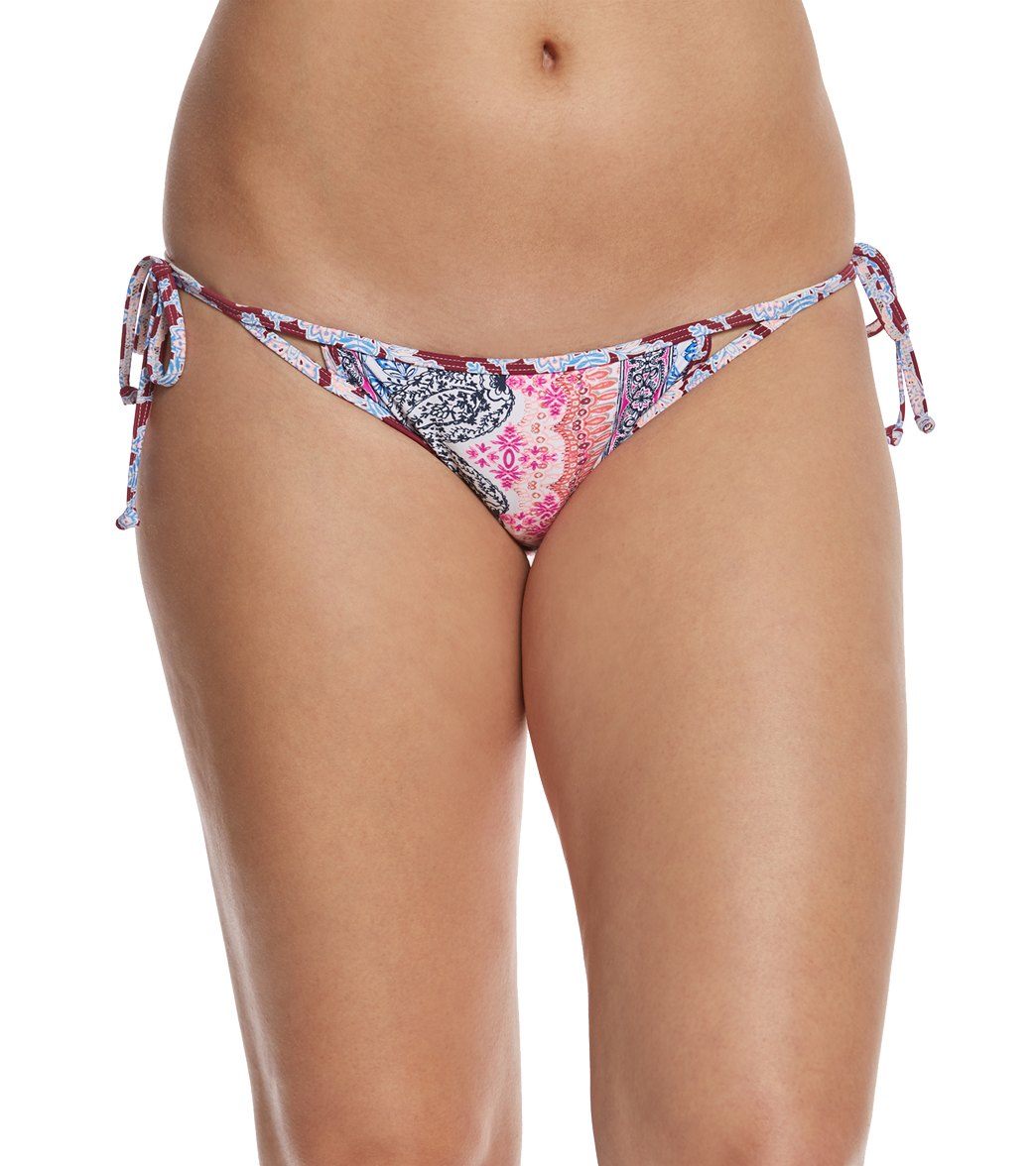 O'neill Swimwear Cruz Tie Side Bikini Bottom - Multi Large Polyamide/Elastane - Swimoutlet.com