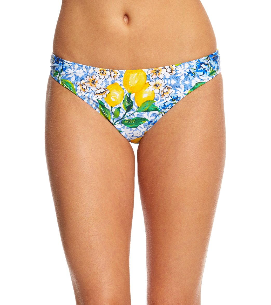 La Blanca Limoncello Reversible Hipster Bikini Bottom - Multi 8 Nylon/Elastane - Swimoutlet.com