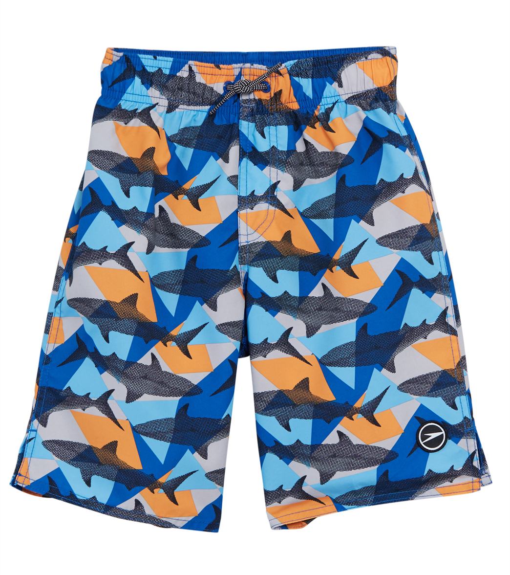 Speedo Boys’ Shark Volley Short (4-20) at SwimOutlet.com