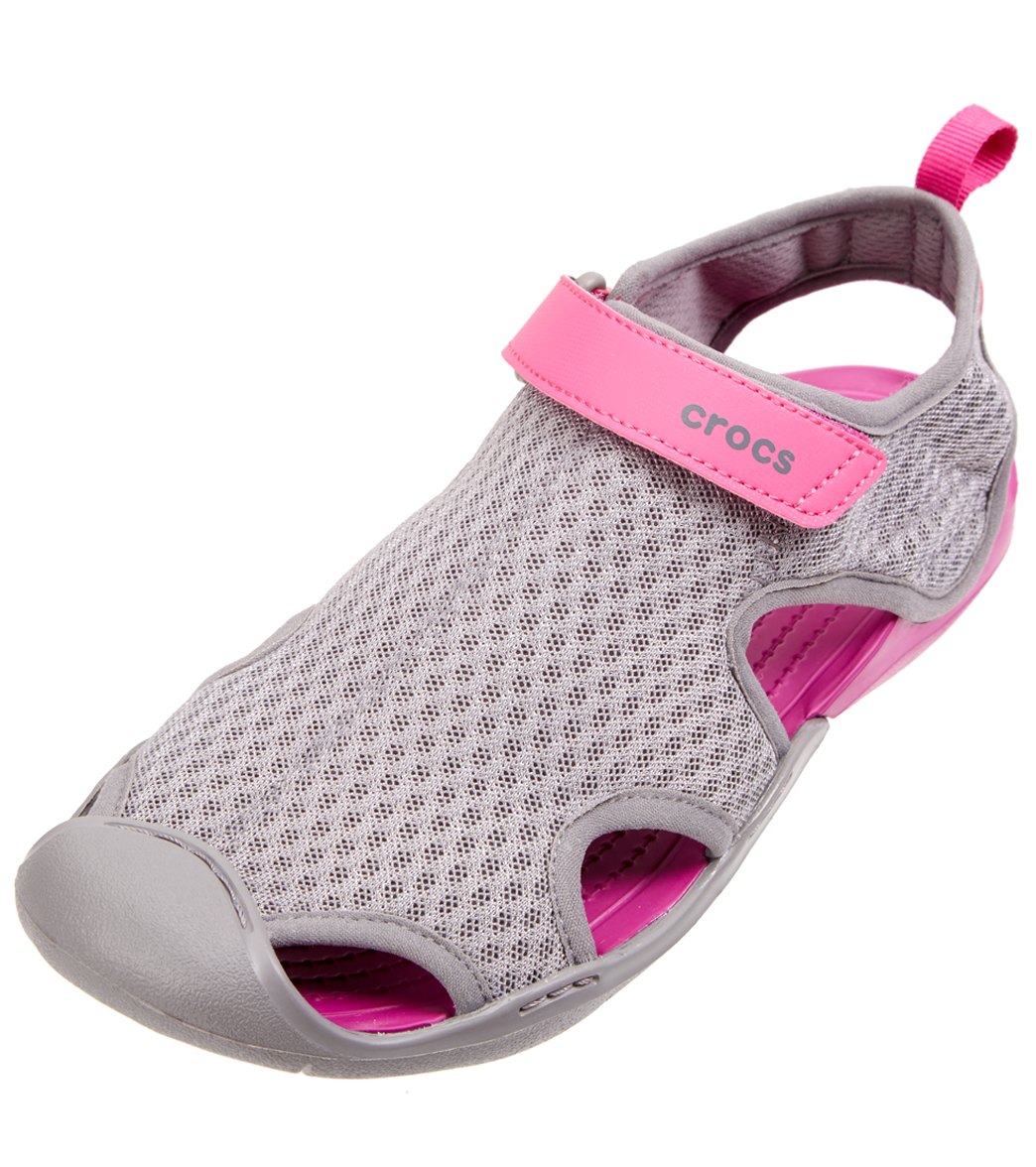 Crocs Women's Swiftwater Graphic Mesh Sandal at SwimOutlet.com | Crocs, Swiftwater, Sandals
