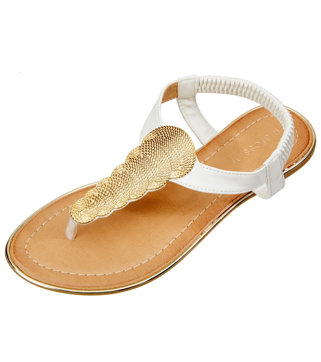 Pia Rossini Women's Comet Sandals - White 10 Eu 41 - Swimoutlet.com
