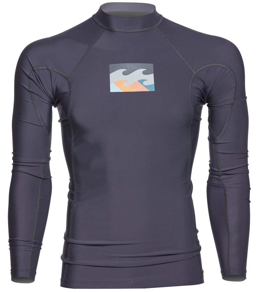 Billabong Men's All Day Wave Performance Fit Long Sleeve Rashguard at ...