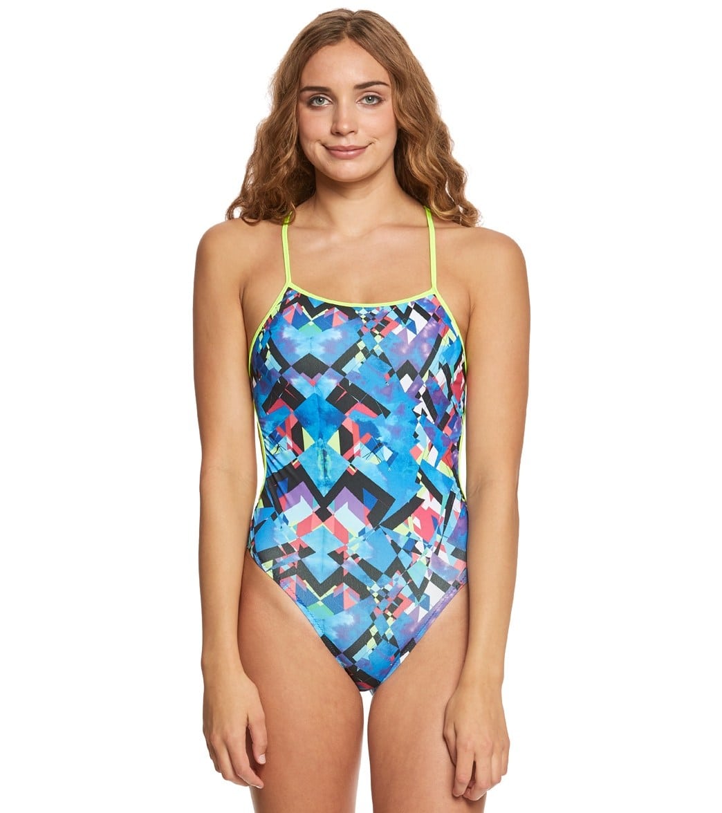 speedo tie back swimsuit