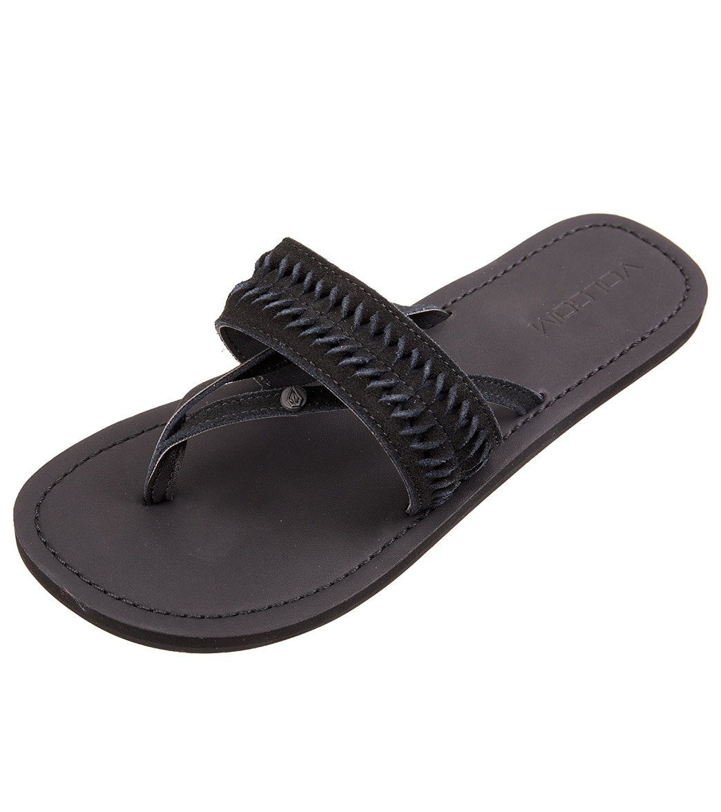 volcom flip flops womens