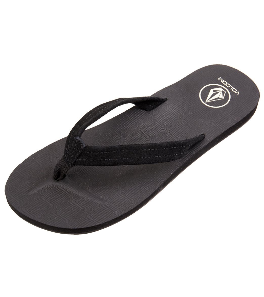 volcom flip flops womens