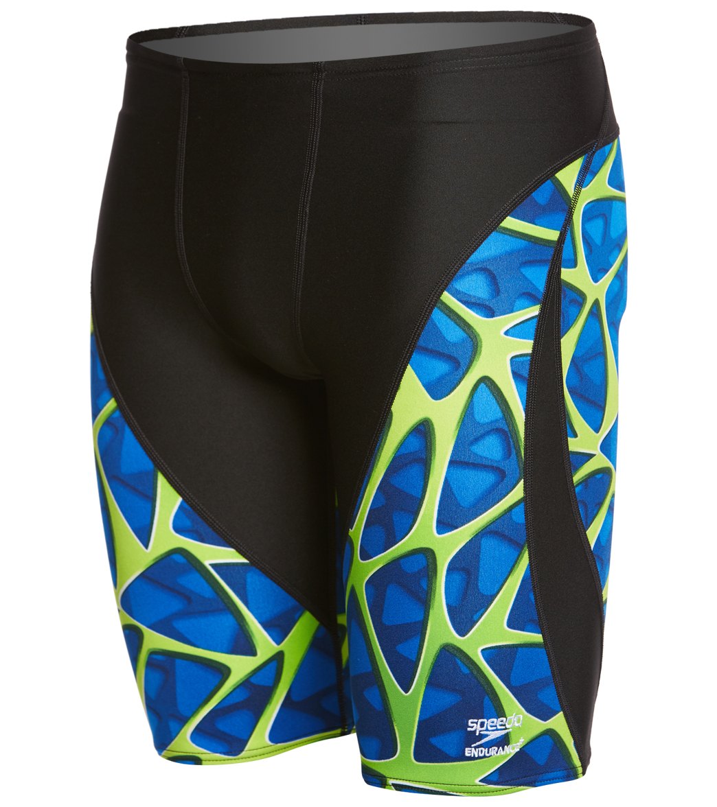 Speedo Endurance+ Men's Caged Out Jammer Swimsuit at SwimOutlet.com ...