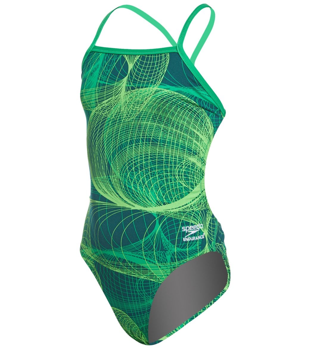 one Piece Swimsuit Speedo Womens Cyclone Strong Back Endurance
