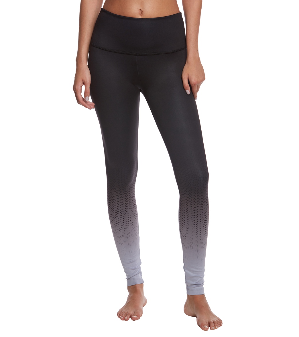 black high waisted yoga leggings