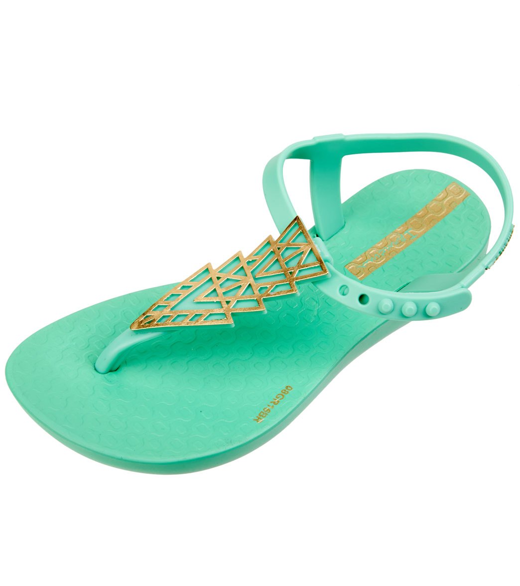 Ipanema Girl's Deco Kids Sandals - Green 10/11 Plastic - Swimoutlet.com