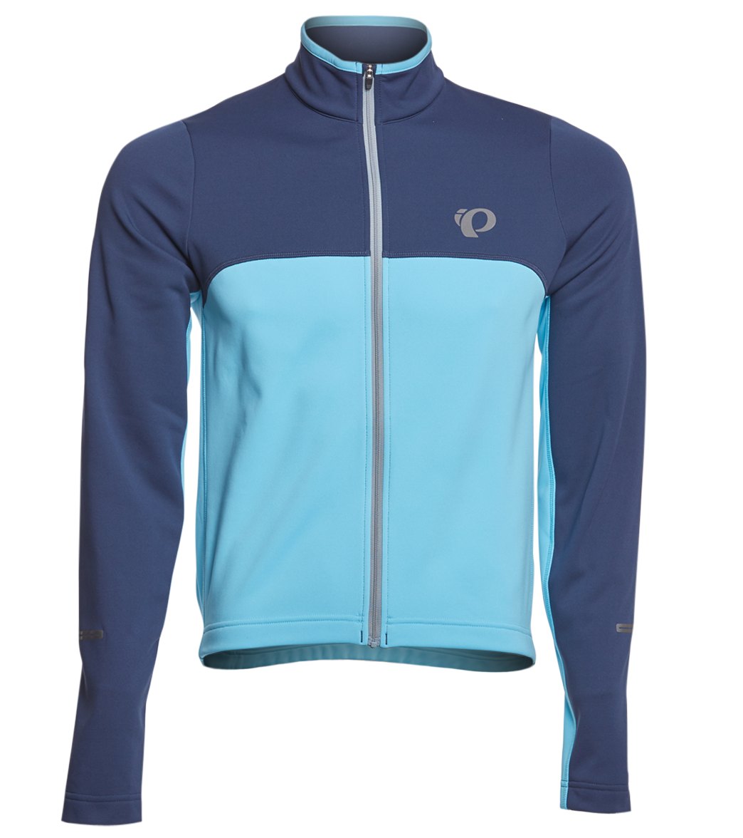 Pearl Izumi Men's Select Thermal Jersey - Eclipse Blue/Blue Mist Small Polyester - Swimoutlet.com