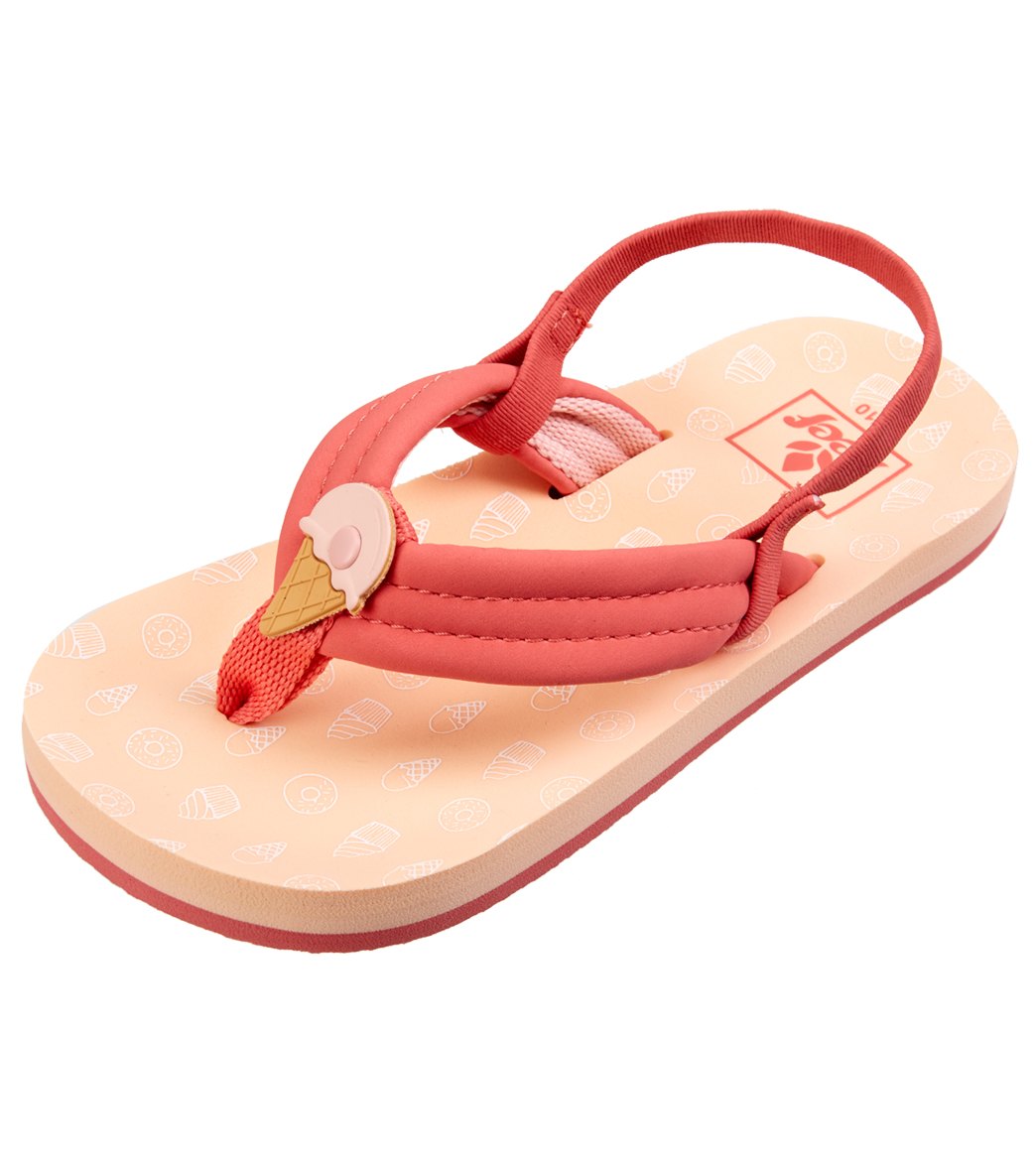 Reef Girl's Little Ahi Scents Sandals - Ice Cream 2/3 Eva/Foam - Swimoutlet.com
