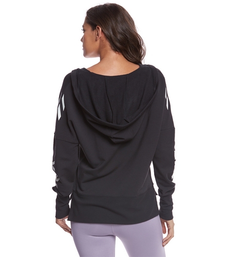 yoga pants and hoodie