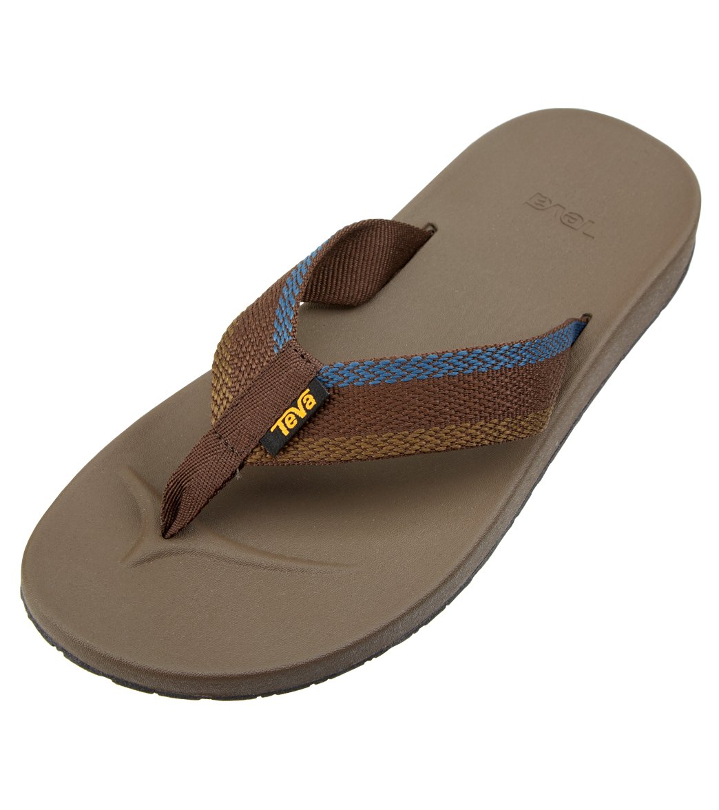 blue teva flip flops