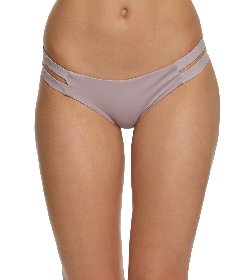 Tavik Essentials Chloe Moderate Bikini Bottom - Deauville Mauve X-Small Nylon/Spandex - Swimoutlet.com