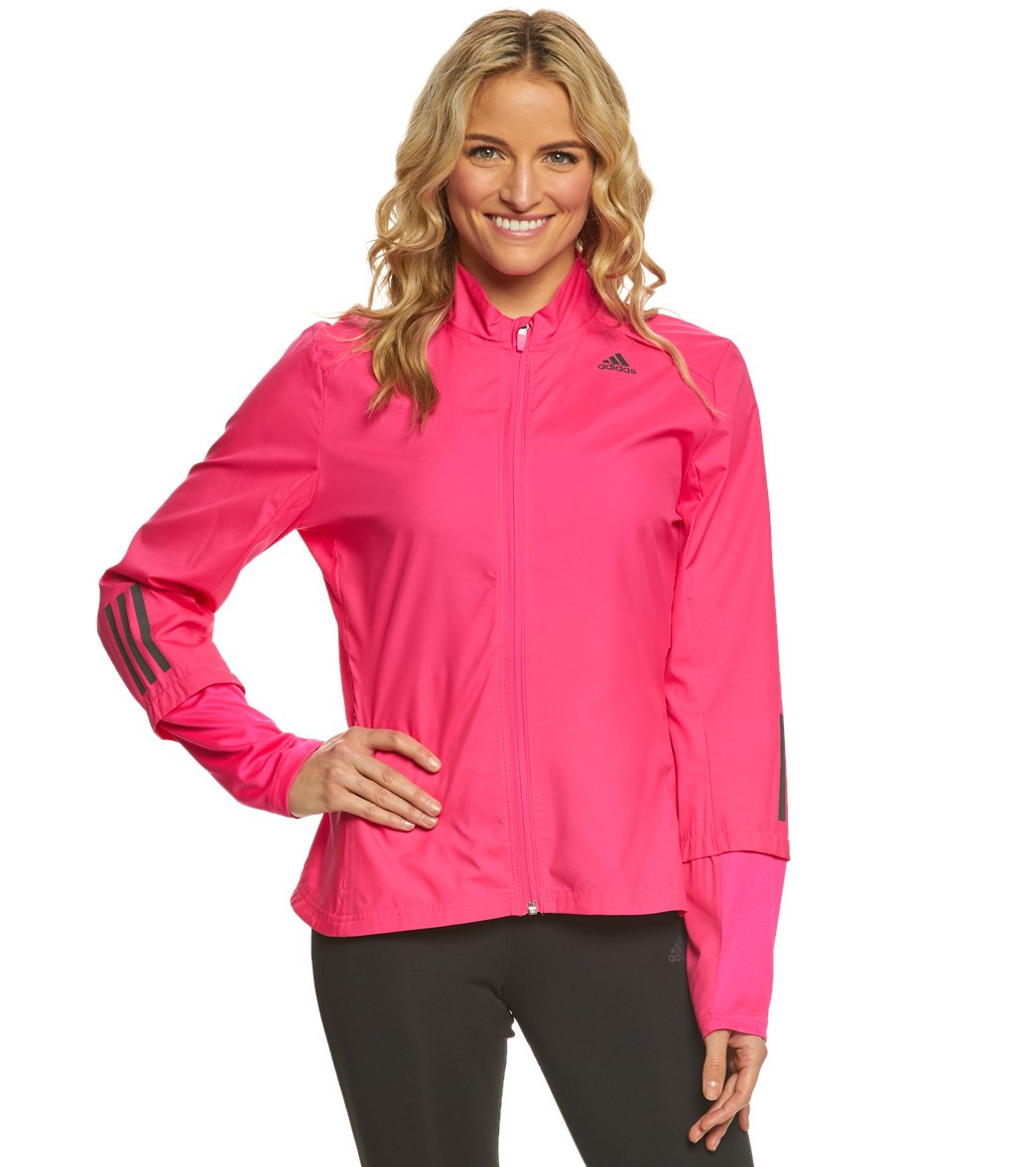 adidas response wind jacket women's