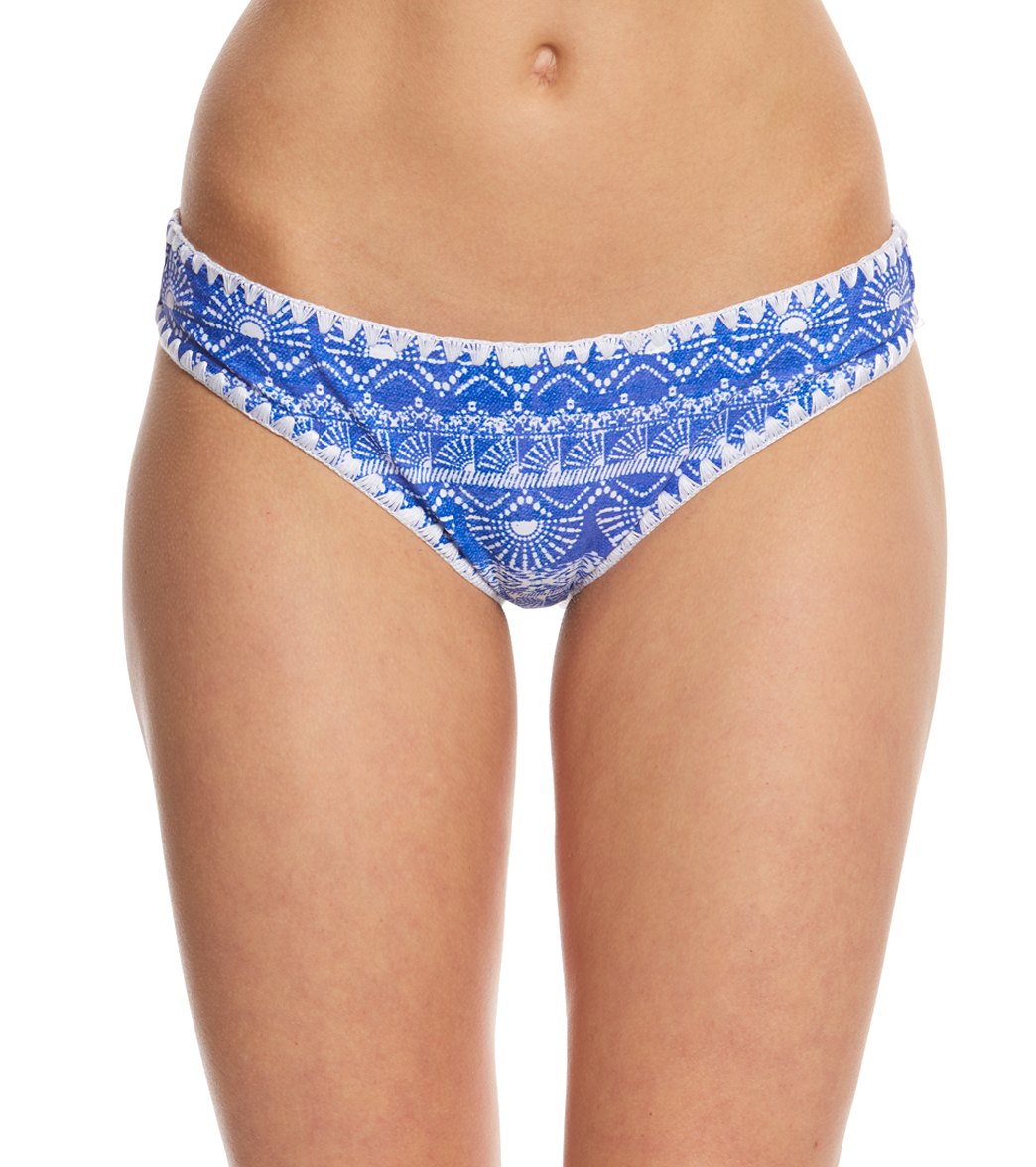 Raisins Tahiti Tide Bum Bikini Bottom - Blue Moon Large Nylon/Spandex - Swimoutlet.com