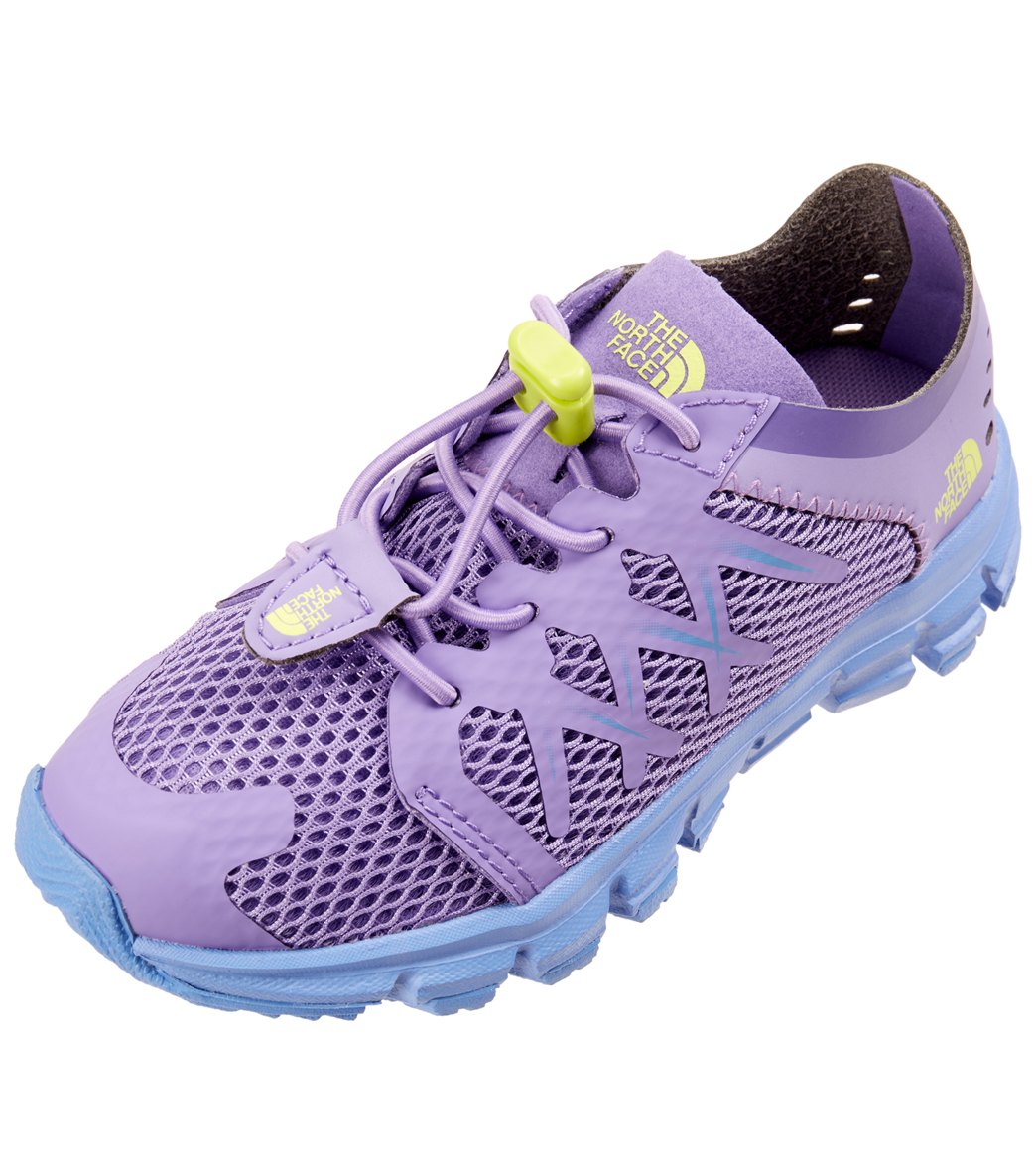 The North Face Youth's Litewave Flow Water Shoe Toddler - Paisley Purple/Rave Green 7 Foam/Polyurethane/Rubber - Swimoutlet.com