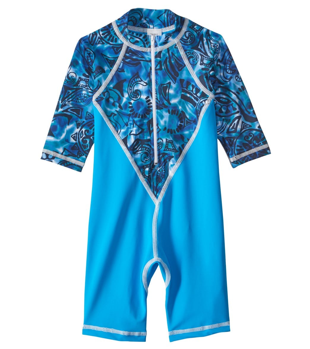 Tidepools Boys' Tonga Wonga Uv 50+ Suit Baby - Blue Large 12-18 Months Lycra®/Polyester - Swimoutlet.com