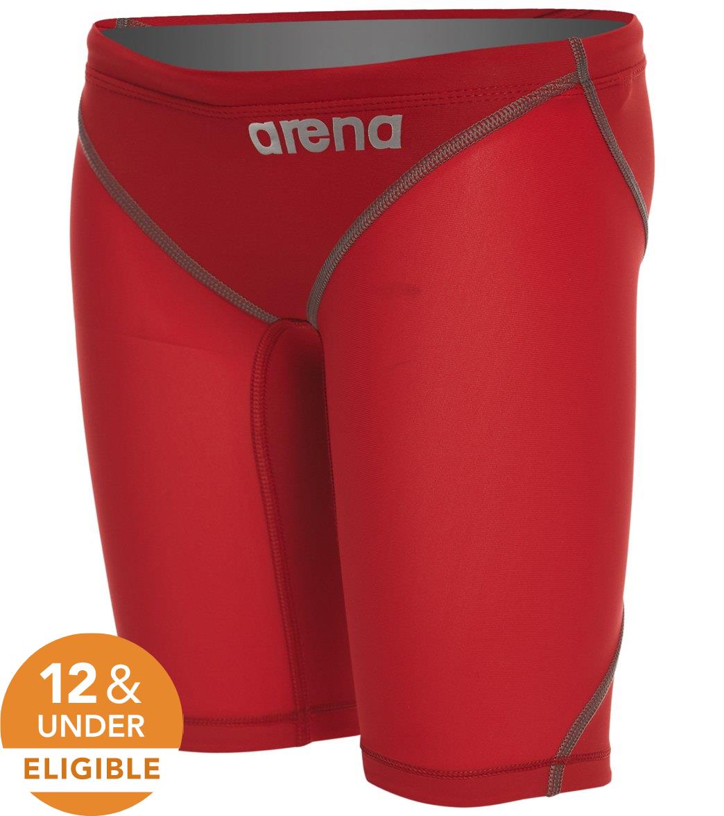 Arena Boys' Powerskin St 2.0 Jammer Tech Suit Swimsuit - Red 22 Polyamide/Elastane - Swimoutlet.com