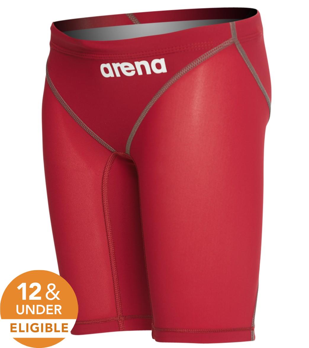 Arena Boys' Powerskin St 2.0 Jammer Tech Suit Swimsuit - Deep Red 22 Polyamide/Elastane - Swimoutlet.com