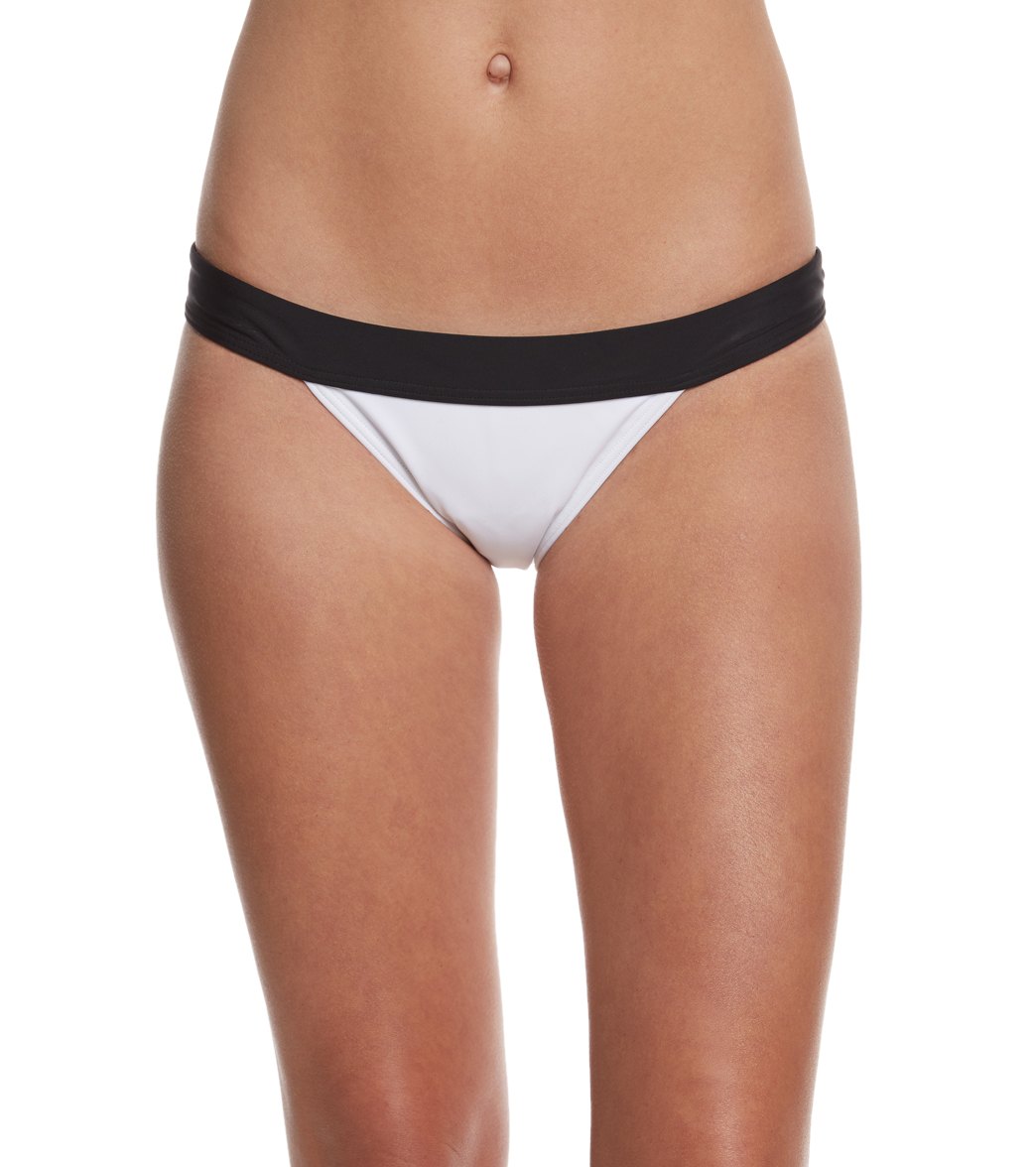 Fox Diviner Fixed Bikini Bottom - White Xl Nylon/Elastane - Swimoutlet.com