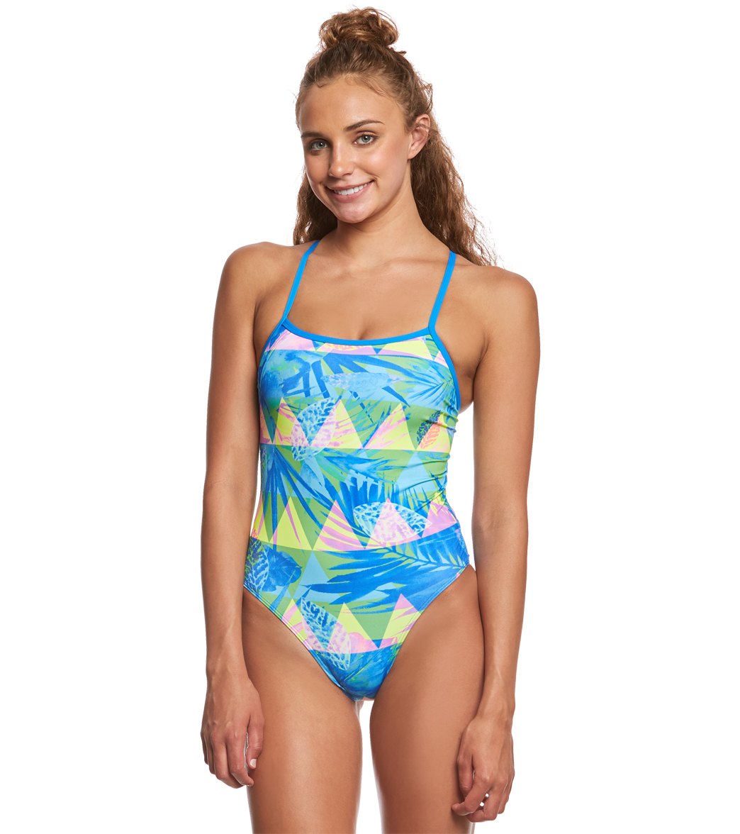 Amanzi Women's Sunkissed One Piece Swimsuit - Multi 34 Polyester - Swimoutlet.com
