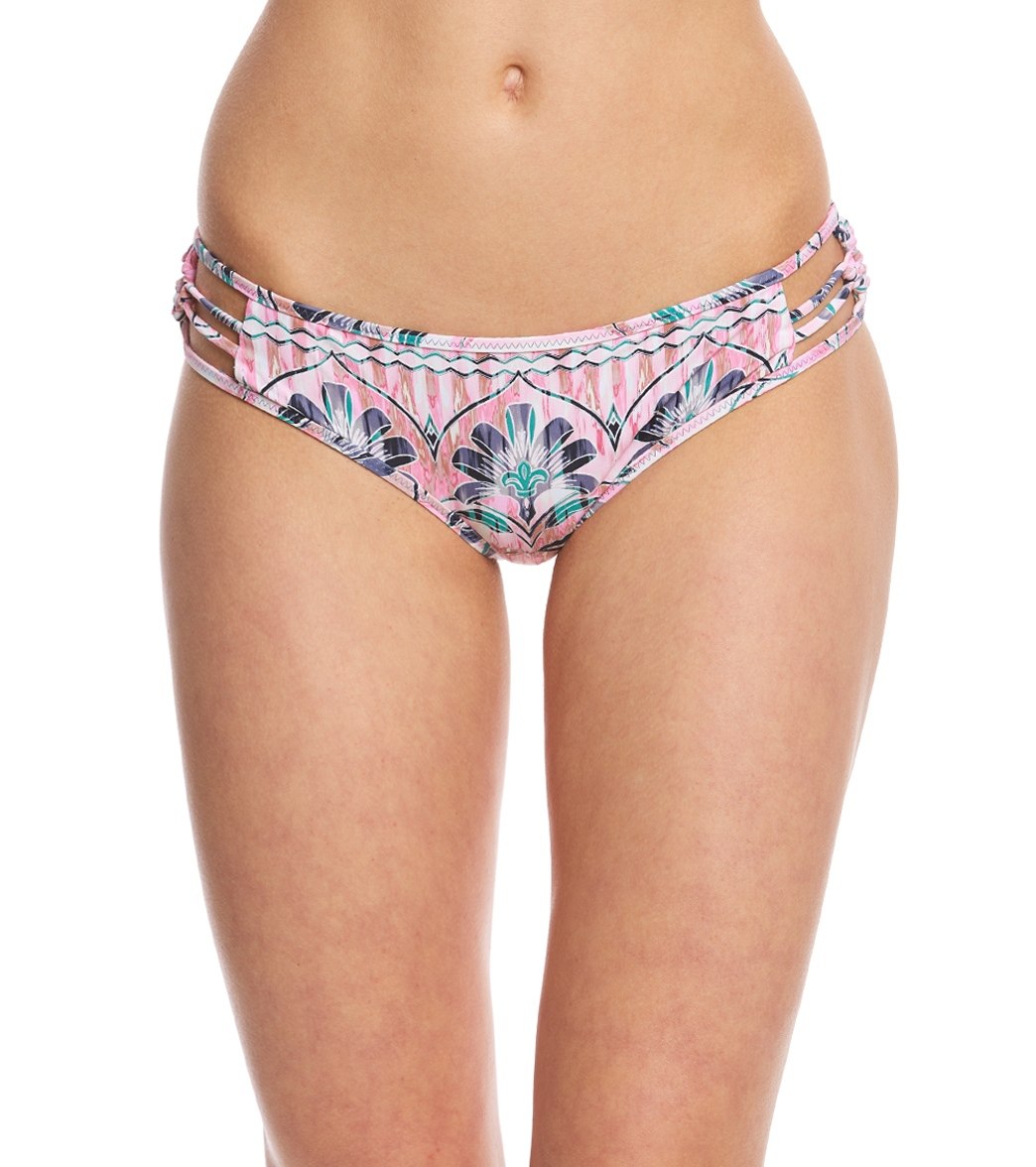 O'neill Swimwear Starlis Macrame Cheeky Bikini Bottom - Multi Large Elastane/Polyamide - Swimoutlet.com