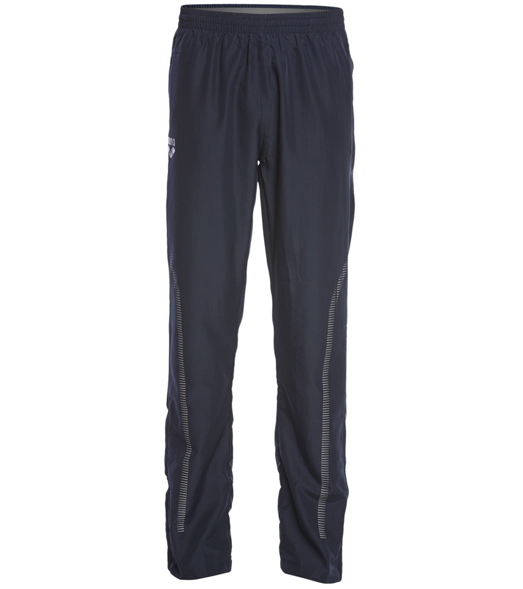Arena Men's Team Line Ripstop Warm Up Pants - Navy Large Polyester - Swimoutlet.com